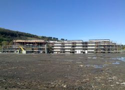 Scaffolding Super School Ebbw Vale, Pinnacle Access Services, Scaffolding Bridgend, Scaffolding Swansea, scaffolding Neath, scaffolding Vale Of Glamorgan