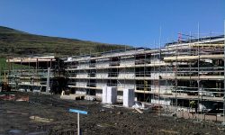 Scaffolding Super School Ebbw Vale, Pinnacle Access Services, Scaffolding Bridgend, Scaffolding Swansea, scaffolding Neath, scaffolding Vale Of Glamorgan