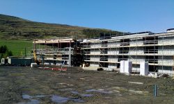 Scaffolding Super School Ebbw Vale, Pinnacle Access Services, Scaffolding Bridgend, Scaffolding Swansea, scaffolding Neath, scaffolding Vale Of Glamorgan